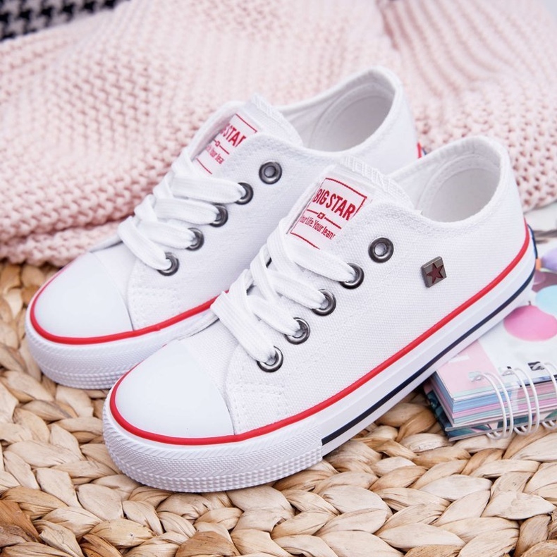 Adidași pentru copii Big Star White FF374200 alb 1