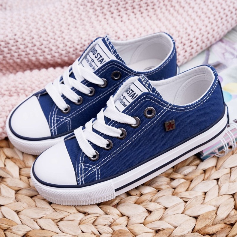 Adidași pentru copii Big Star Blue Navy FF374202 albastru 2