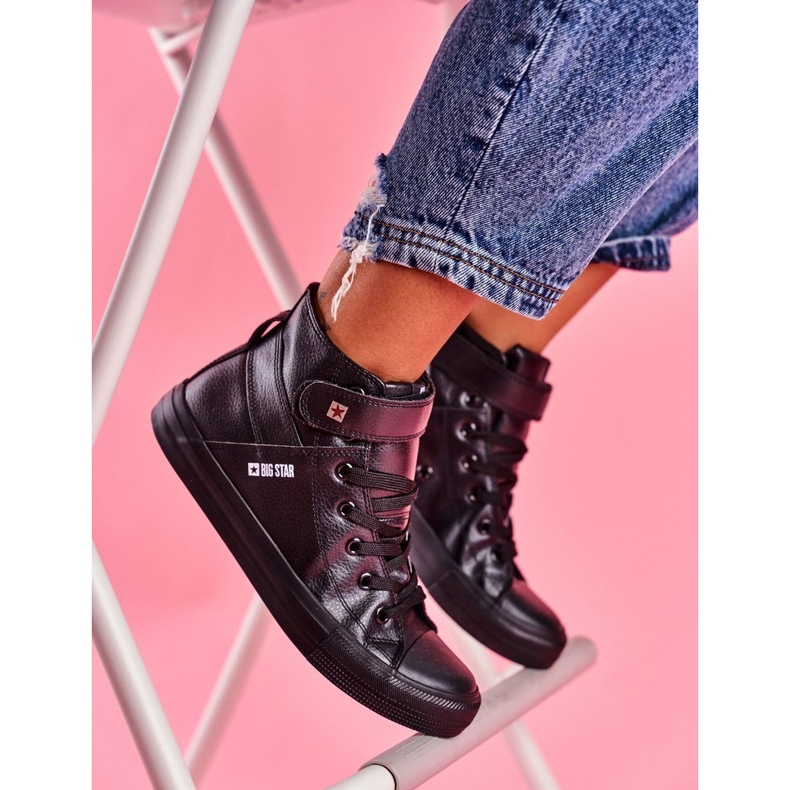 Adidași pentru femei Big Star Black V274542 negru 1