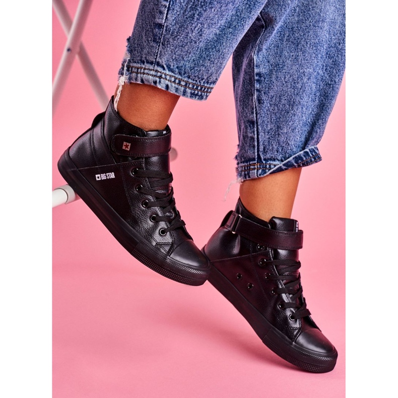 Adidași pentru femei Big Star Black V274542 negru 2