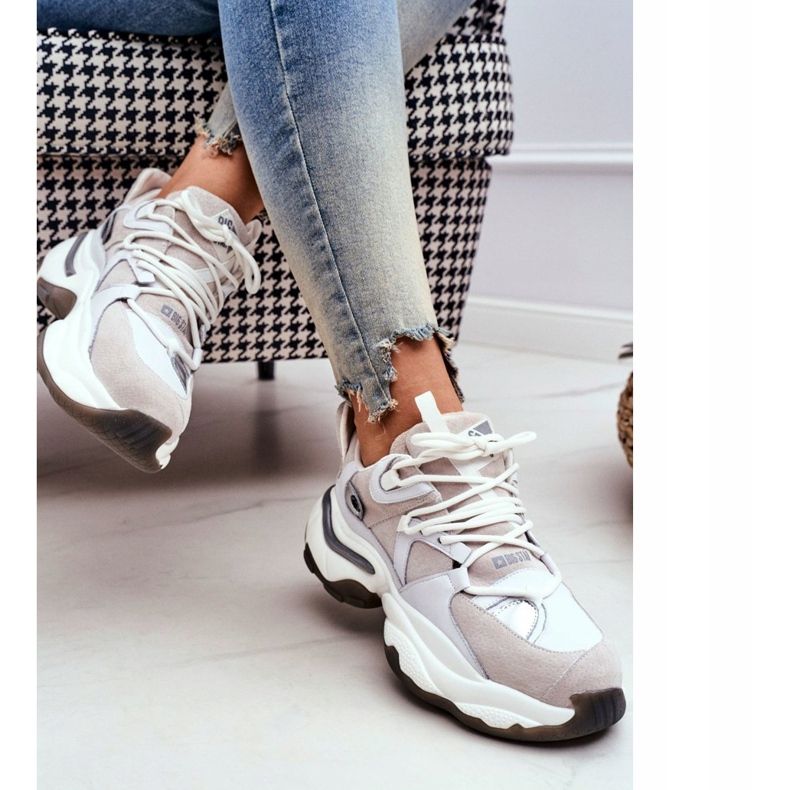 Pantofi sport pentru femei Big Star de Daniel Lopez White FF274A576 alb 2 Pantofi sport pentru femei Big Star de Daniel Lopez White FF274A576 alb 2