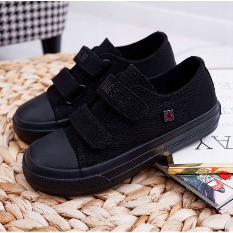 Încălțăminte pentru copii Adidași Big Star Cu velcro negru FF374095 2