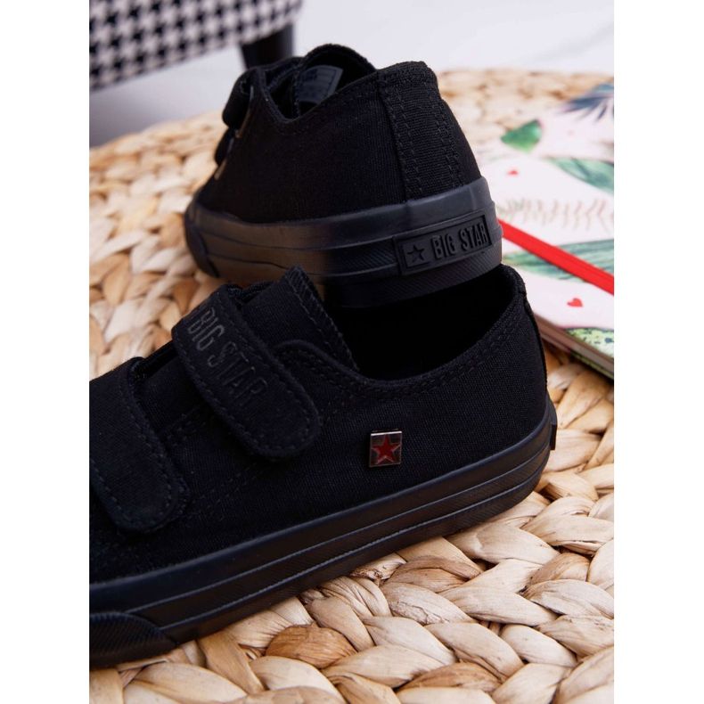 Încălțăminte pentru copii Adidași Big Star Cu velcro negru FF374095 1