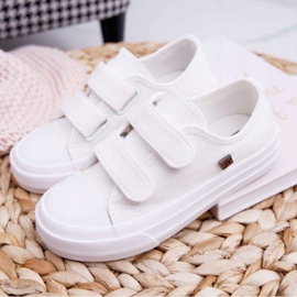 Adidași pentru copii Big Star cu velcro alb FF374096 1