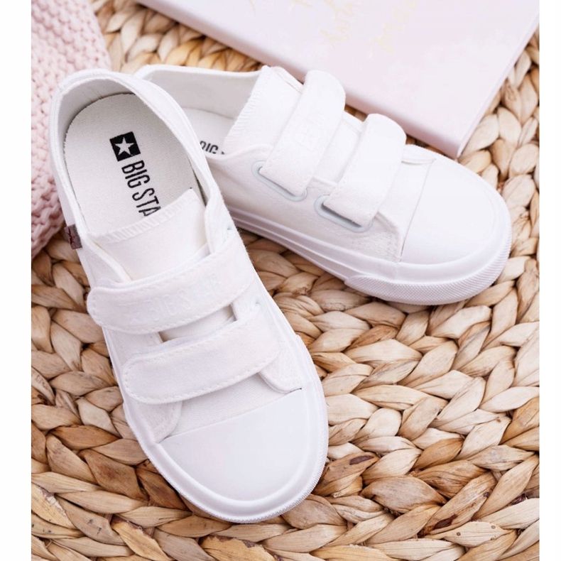Adidași pentru copii Big Star cu velcro alb FF374096 2