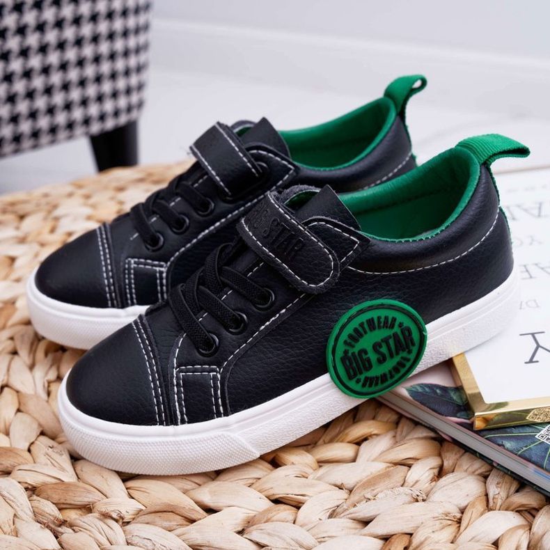 Încălțăminte pentru copii Adidași Big Star Cu velcro negru FF374087 1