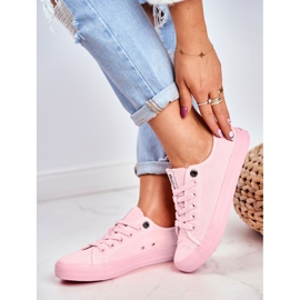 Adidași de damă Big Star Light Pink DD274443 roz 1