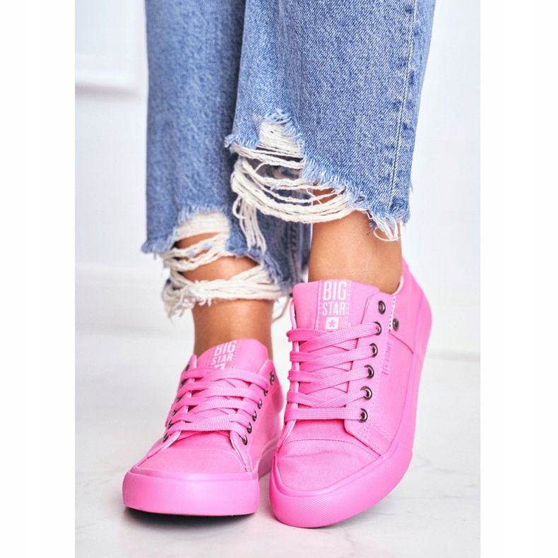 Adidași pentru femei Big Star Pink AA274509 roz 2