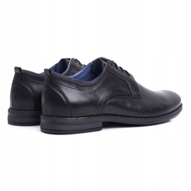 Pantofi bărbați pentru bărbați Casual Piele Nikopol Negru 1726 1