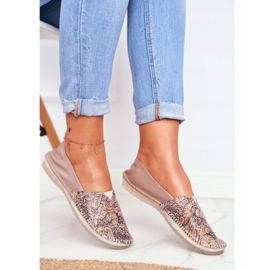 Balerini pentru femei Piele Maciejka Bej 01930-59 / 00-0 1