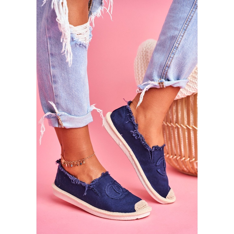 SEA Espadrile pentru femei Flaure bleumarin albastru marin 1