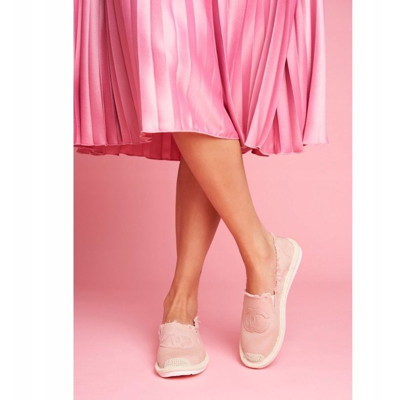 PS1 Espadrile pentru femei Flaure roz 2