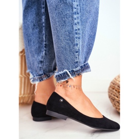 Balerini din piele de damă Sergio Leone BL611 Nemsis negru 2