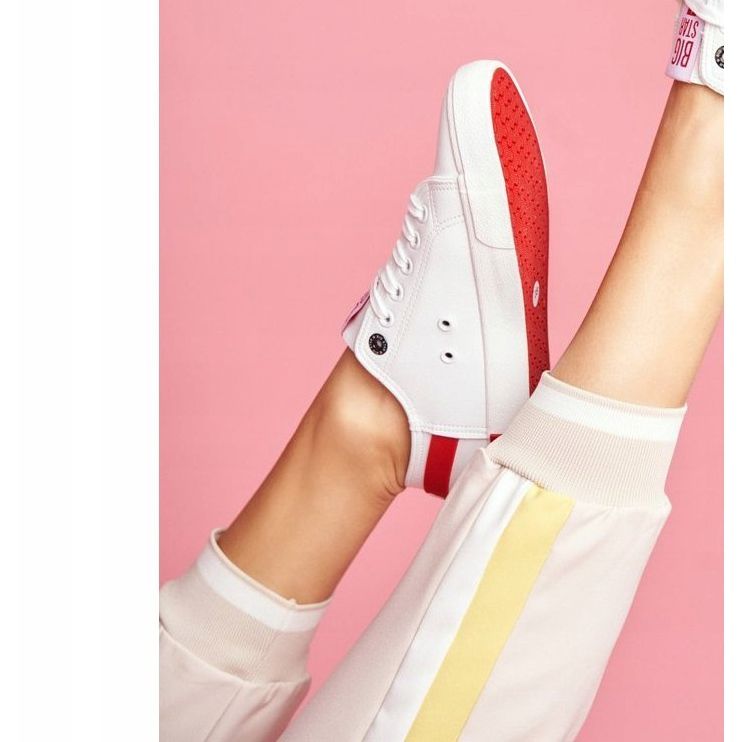 Adidași pentru femei Big Star White FF274174 alb 1