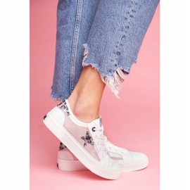 Adidași pentru femei Big Star White FF274487 alb 1