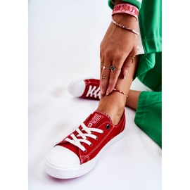 Adidași pentru femei Big Star Red FF274089 roșu 2