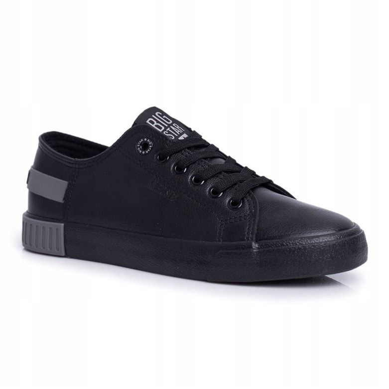Adidași pentru femei Big Star Black FF274177 negru gri 1