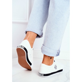 Adidași pentru femei Big Star White FF274228 alb 2