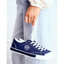 Adidași pentru femei Big Star Navy Blue FF274229 albastru marin 1