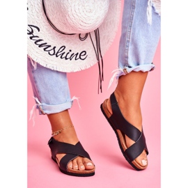 Sandale dama Big Star Black FF274621 negru 1