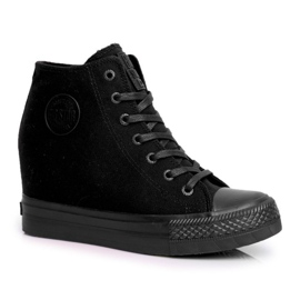 Adidași pentru femei Big Star Black FF274A191 negru 1