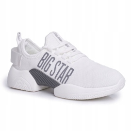 Încălțăminte sport pentru femei Big Star White FF274282 alb 1