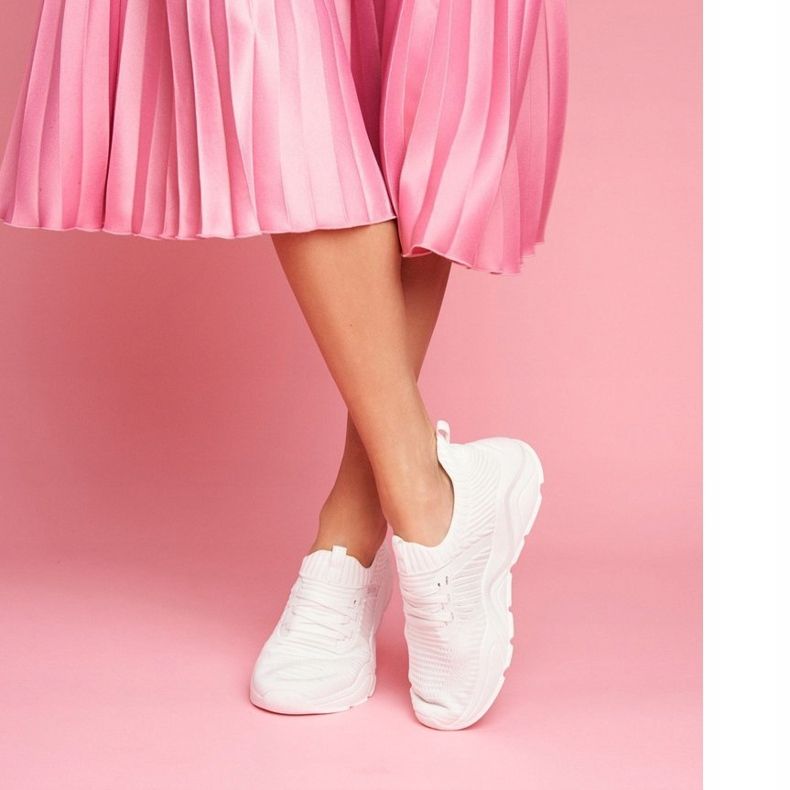 Pantofi sport pentru femei Big Star White FF274954 alb 1