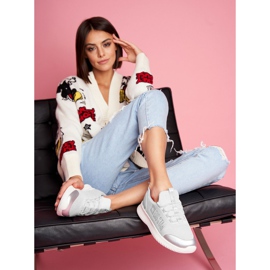 Încălțăminte sport pentru femei Big Star White FF274A410 alb 1