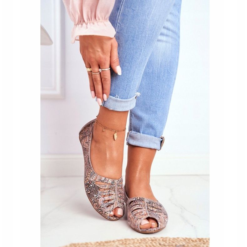 Balerini pentru femei Piele Maciejka Maro cu modele 03497-21 multicolor 1