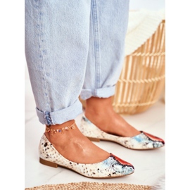 Balerini pentru femei Sergio Leone Red Snake BL611 Nemsis roșu multicolor 2