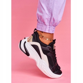 SEA Încălțăminte sport pentru femei Pinner negru colorat alb multicolor 2