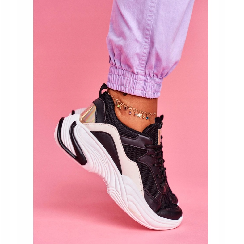 SEA Încălțăminte sport pentru femei Pinner negru colorat alb multicolor 2