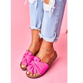 PS1 Papuci De Damă Pe Arcuri De Plută Fucsia Felis roz 2 PS1 Papuci De Damă Pe Arcuri De Plută Fucsia Felis roz 2