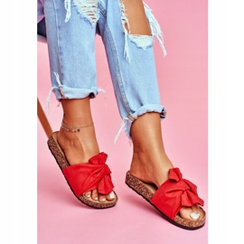 PS1 Papuci de damă pe arcuri de plută Felis roșu roşu 1