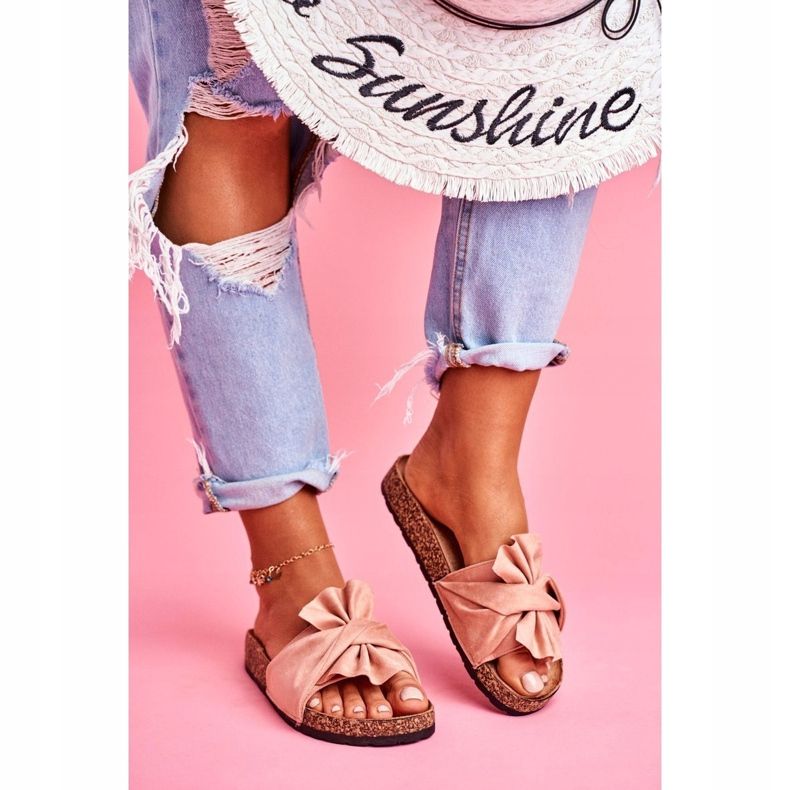 PS1 Papuci de damă pe arcuri de plută bej plută 1