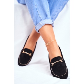 BUGO Mocasini de damă Suede Black Dive negru 2