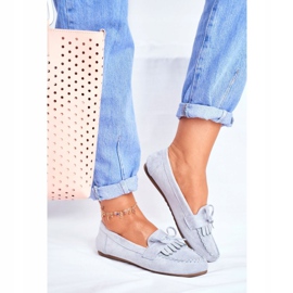 BUGO Mocasini de damă Suede Blue Velucci albastru 1 BUGO Mocasini de damă Suede Blue Velucci albastru 1