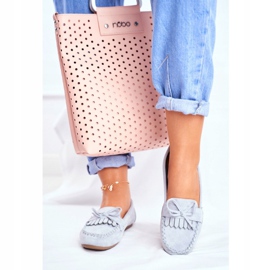 BUGO Mocasini de damă Suede Blue Velucci albastru 2 BUGO Mocasini de damă Suede Blue Velucci albastru 2