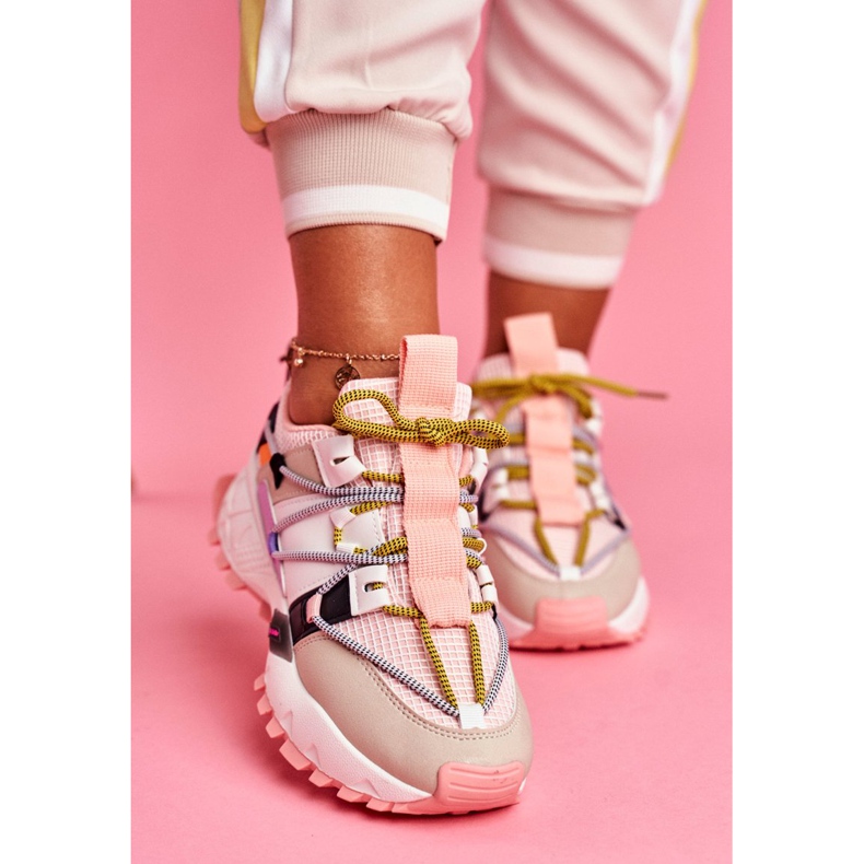 SEA Încălțăminte sport pentru femei Roz LA91 Be One multicolor 2