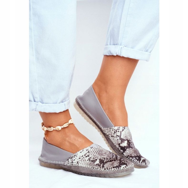 Balerini pentru femei Piele Maciejka Gri 01930-66 / 00-0 1 Balerini pentru femei Piele Maciejka Gri 01930-66 / 00-0 1