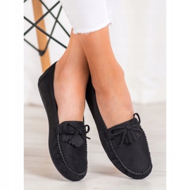 Diamantique Mocasini clasici negru 2