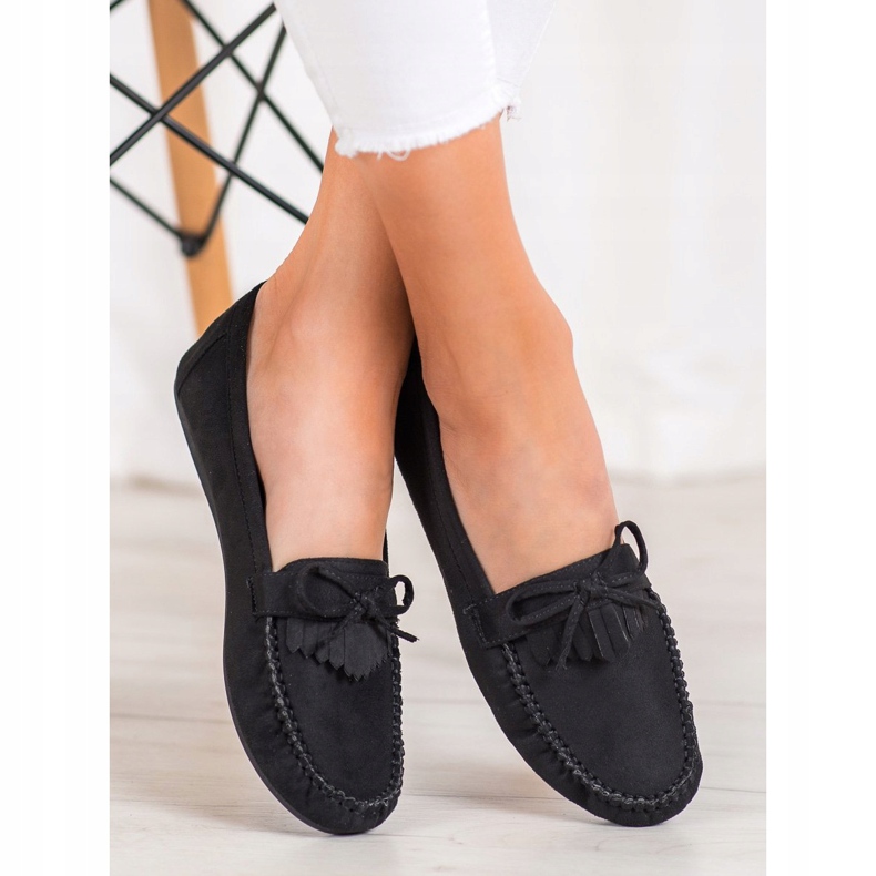 Diamantique Mocasini clasici negru 2