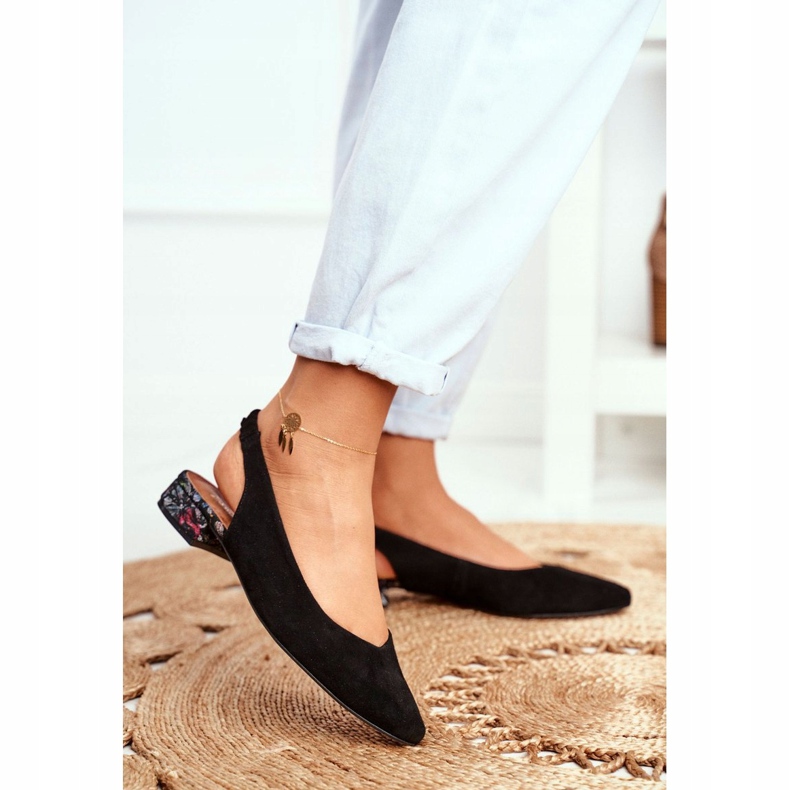 Pompă de damă Slip-on pentru femei din piele Maciejka Miami Black 04482-01 negru 1