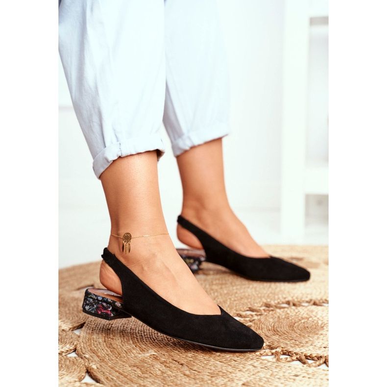 Pompă de damă Slip-on pentru femei din piele Maciejka Miami Black 04482-01 negru 2