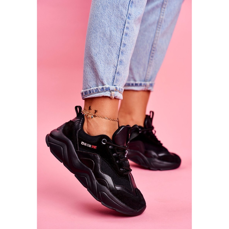 Încălțăminte sport pentru femei Adidași Big Star Black FF274959 negru 1