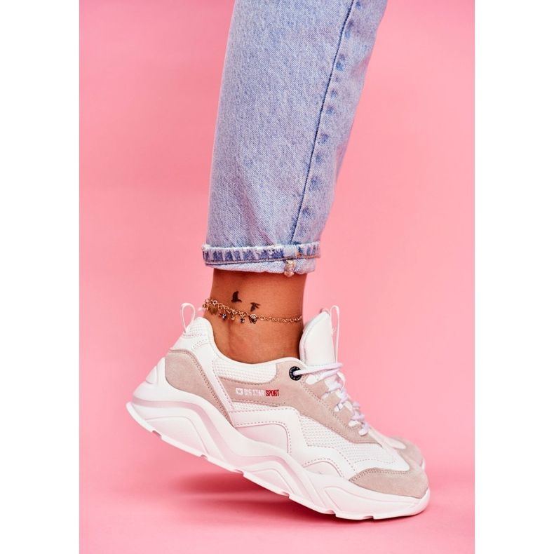 Încălțăminte sport pentru femei Adidași Big Star White FF274958 alb 1