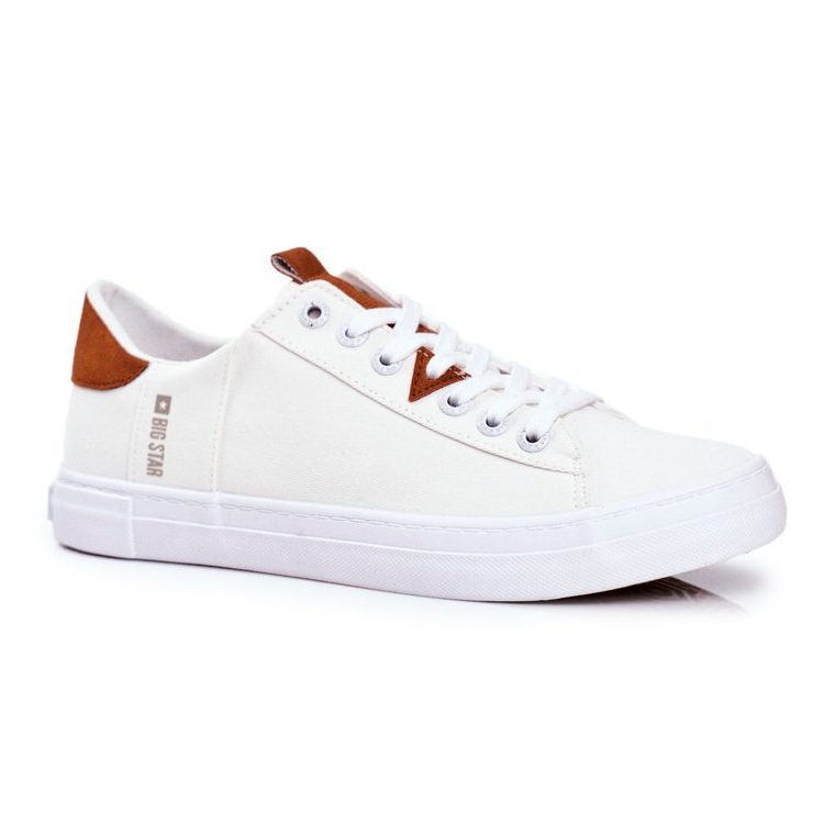 Adidași pentru bărbați Low Big Star White FF174312 alb 1