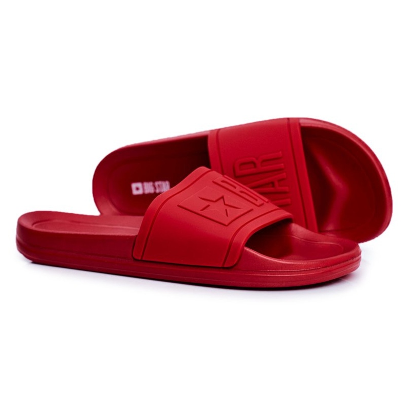 Papuci pentru bărbați Big Star Rubber Red DD174689 roșu 1
