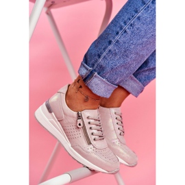 Vinceza Încălțăminte sport pentru femei Adidași Bej FT20-8675 Better Way 1