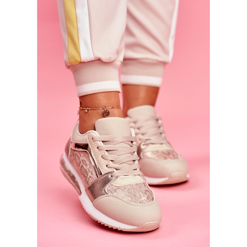 SEA Încălțăminte sport pentru femei Adidași bej Helly 1